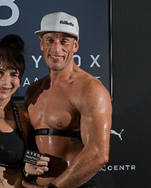 Ladislav Suchánek, trener HYROX z Pragi, na mecie HYROX Maastricht