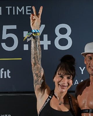 Ria Suchánek Hrušovská, trenerka HYROX, na mecie HYROX Maastricht